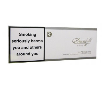 ДАВЫДОВ ВАЙТ СУПЕРСЛИМС (ГЕРМАНИЯ) - DAVIDOFF SUPERSLIMS WHITE (GERMANY)