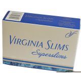 ВИРДЖИНИЯ СЛИМС СС БЛЮ МЕНТОЛ (США) - VIRGINIA SLIMS SUPERSLIMS BLUE (USA)