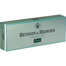 БЕНСОН И ХЕДЖЕС 100ММ ЛАКШЕРИ МЕНТОЛ  (США) - BENSON & HEDGES 100 LUXURY MENTHOL