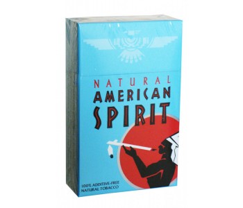 АМЕРИКАН СПИРИТ ГОЛУБОЙ ПАЧКА (США) - AMERICAN SPIRIT FULL BODIED TASTE NATURAL TOBACCO BLUE (USA)