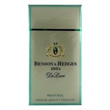 БЕНСОН И ХЕДЖЕС 100ММ ДЕЛЮКС МЕНТОЛ ПАЧКА (США) - BENSON & HEDGES 100 MENTHOL DELUXE