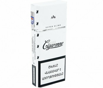 СИГАРОН ВАЙТ СЛИМС (АРМЕНИЯ) - CIGARONNE WHITE SLIMS 