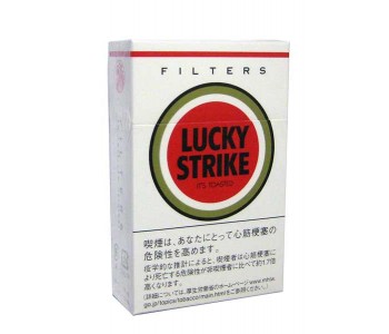 ЛАКИ СТРАЙК ФИЛЬТР ПАЧКА (ЯПОНИЯ, ТВЕРДАЯ ПАЧКА) - LUCKY STRIKE FILTERS