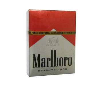 МАЛЬБОРО РЕД 72 ММ ПАЧКА (США) - MARLBORO RED SEVENTY-TWOS (USA)