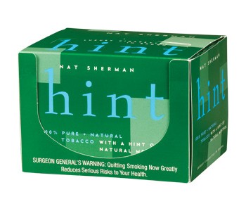 НАТ ШЕРМАН ХИНТ МЕНТОЛ - NAT SHERMAN HINT OF MENTHOL (USA)