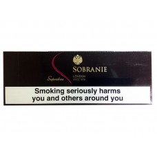 СОБРАНИЕ СУПЕРСЛИМС БЛЭК (ГЕРМАНИЯ) - SOBRANIE SUPERSLIMS BLACK 